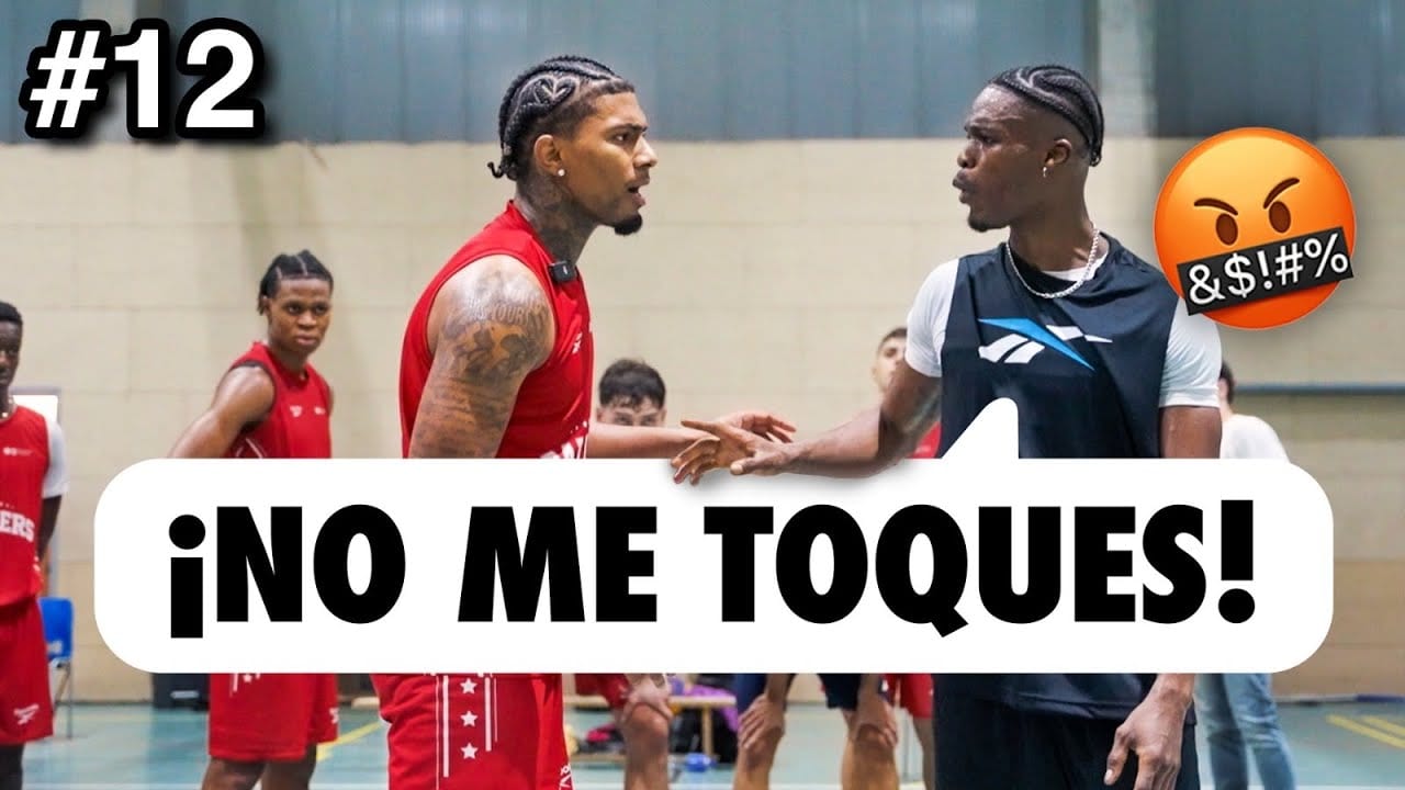 YouTube thumbnail for the Ballers season finale, with two players facing off on court