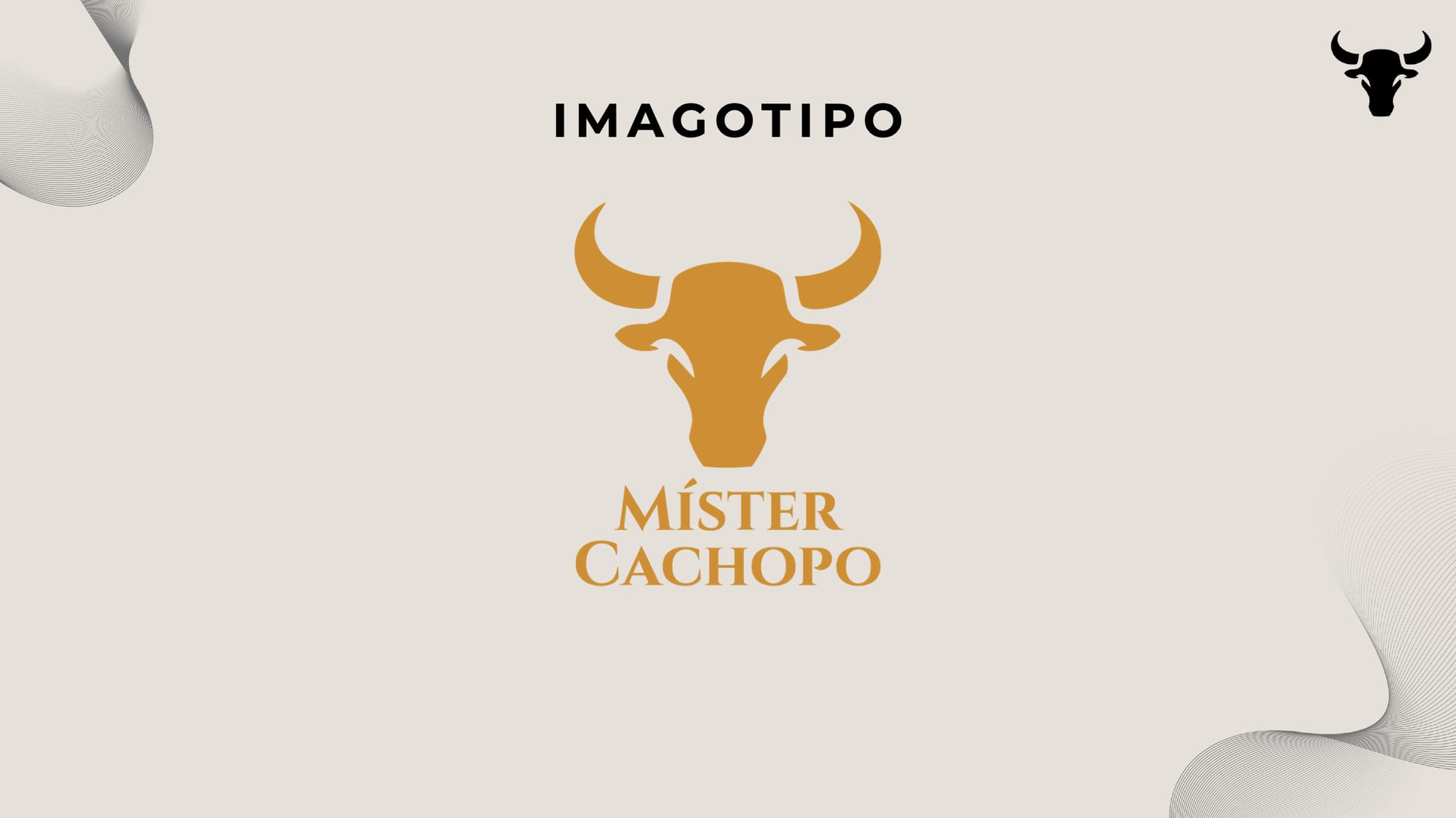 Manual page showing the Míster Cachopo imagotype