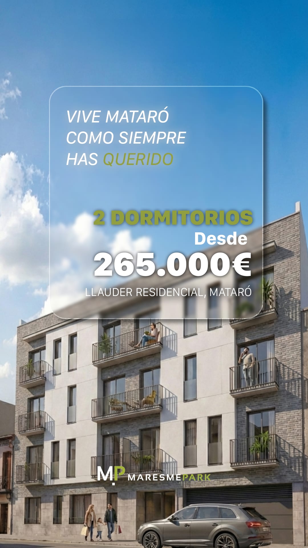 Campaign poster for Llauder Residencial in Mataró
