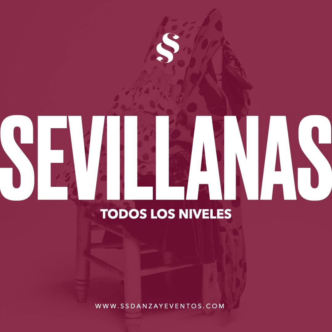 Social post announcing sevillanas classes for all levels